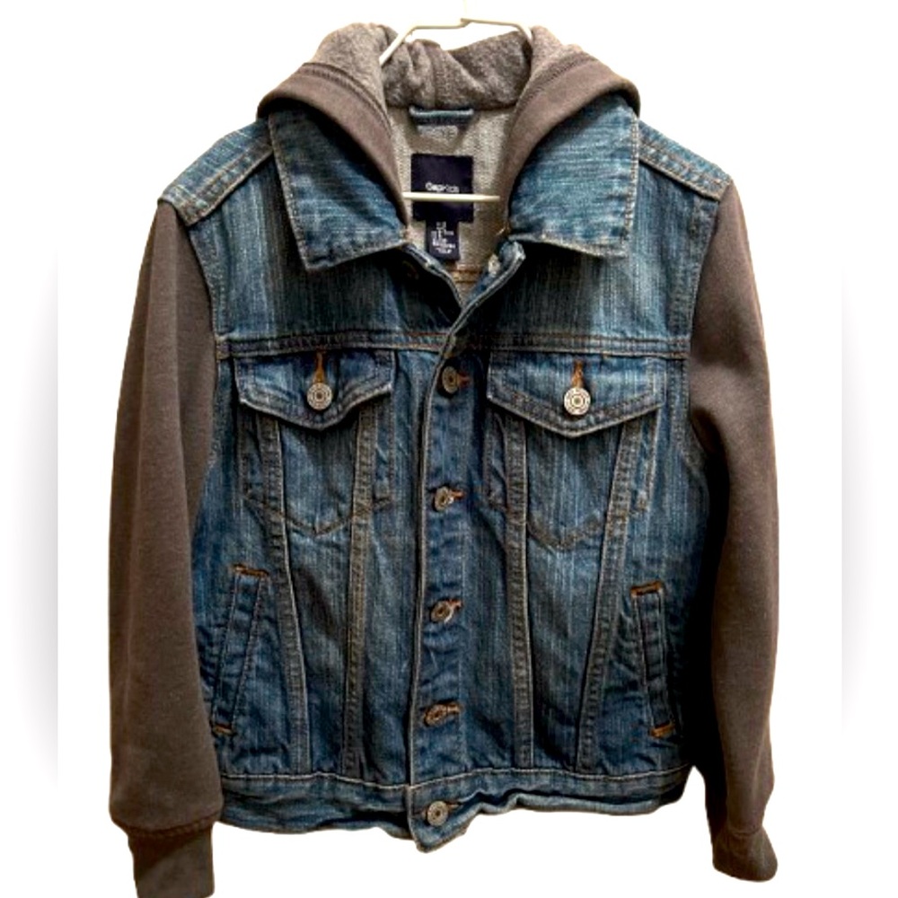 Gap Kids Denim & Fleece Jacket Small